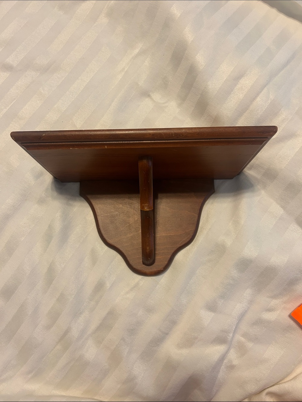 Woodcroftery Classic Brown Wooden Wall Shelf. 12.5, 6.5, 7